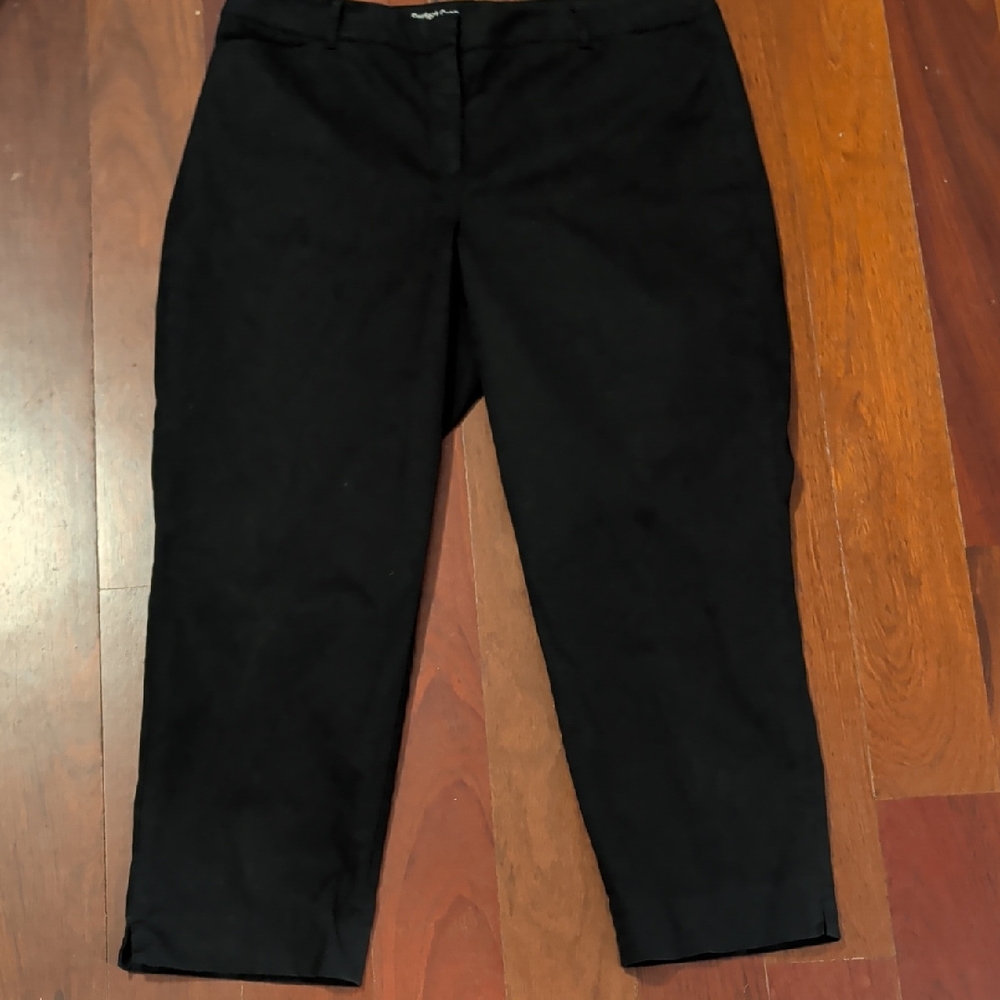 Talbots Black Perfect Crop Pants